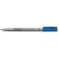 STAEDTLER Lumocolor 312 - Feutre non-permanent pointe biseautee 1 a  2,5 mm bleu