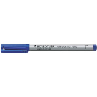 Staedtler Lumocolor, Marqueur universel non-permanent, conviens pour la plupart des surfaces et la retroprojection, 