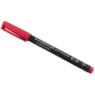 STAEDTLER Lumocolor marqueur permanent 318F, rouge