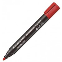 STAEDTLER Marqueur Permanent Lumocolor 352 Pte Ogive Rouge a l'unite