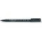 Staedtler - LumoColor 314 - Feutre Permanent Pointe Biseautee 1 a 2,5 mm Noir