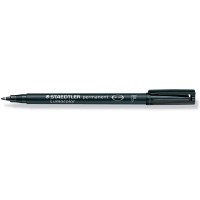 STAEDTLER Marqueurs permanent"Lumocolor 318F" pointe fine noir