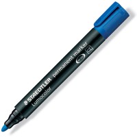 Staedtler - LumoColor 352 - Marqueur Permanent Pointe Ogive 2 mm Bleu -1 piece