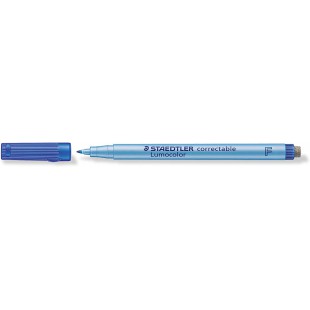 STAEDTLER Lumocolors marqueur non permanent correctable 305F Pte Moy. 0,6mm Bleu