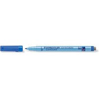 Staedtler Lumocolor correctable marqueur - Marqueurs (Bleu, Polypropylene, 1 mm)