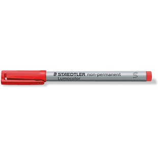 Staedtler - LumoColor 311 - Feutre Non-Permanent Pointe SuperFine 0,4 mm Rouge