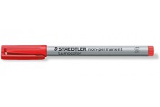 Staedtler - LumoColor 311 - Feutre Non-Permanent Pointe SuperFine 0,4 mm Rouge