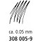 Staedtler - Pigment Liner 308 - Feutre Pointe Calibree 0.05 mm Noir