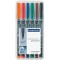 Viltstift Staedtler OHP Lumocolor SF313 6stuks assorti fijn