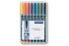 STAEDTLER® Stylo OH Lumocolor® 313, S, permanent 0,4 mm, couleur de la tige: noir, couleur de l'encre (8 pieces), vous recevrez 