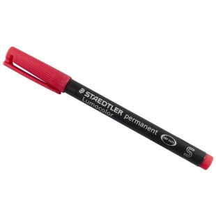 Staedtler 313-2 marqueur indelebile Rouge Pointe ogive, 1 piece