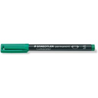 Staedtler - LumoColor 313 - Feutre Permanent Pointe SuperFine 0,4 mm Vert