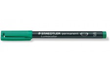 Staedtler - LumoColor 313 - Feutre Permanent Pointe SuperFine 0,4 mm Vert