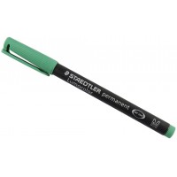 STAEDTLER Lumocolor marqueur permanent 317M, vert, Trace 1mm