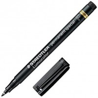 STAEDTLER Marqueurs Lumocolor permanent special 319F Pte Fine Noir