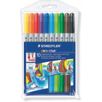 Staedtler 320 NWP10 Dopper feutres Noris Club Assortis Inh. 10