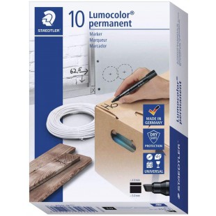 Staedtler 350-3 Lumocolor marqueurs permanents multi-usages Bleu