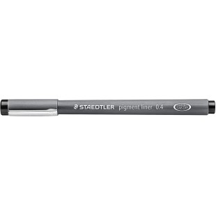 Staedtler - Pigment liner 308 - Feutre pointe calibree 0.4 mm noir