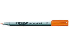 Staedtler Lumocolor non-permanent F - Marqueur (Orange, 0,6 mm)