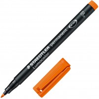 Staedtler - LumoColor 318 - Feutre Permanent Pointe Fine 0,6 mm Orange