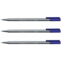 Feutres Fineliner Triplus Trace 0,3 mm Bleu