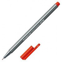 STAEDTLER Feutres Fineliner Triplus Pte Fine 0,3 mm Rouge