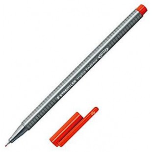 STAEDTLER Feutres Fineliner Triplus Pte Fine 0,3 mm Rouge