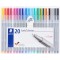 334 SB20 0.3 mm Triplus Fineliner Pen - (Pack of 20) & Pigment Liner, Feutres de dessin a  encre pigmentee noire infalsifiable, 