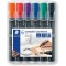 Lumocolor 352 - Etui Chevalet Staedtler Box 6 Marqueurs Permanents Pointe Ogive 2 Mm Assortis
