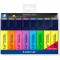 Staedtler 364 A WP8 ST Textsurfer classic Set de 8 Surligneurs resistant aux UV pointe biseautee 1 a 5 mm Couleurs f