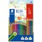 STAEDTLER Crayons de Couleur Noris Colour 187 C12P1 (resistance a  la Rupture Accrue, Forme Triangulaire, Design Attrayant, Surf