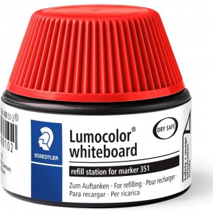 Lumocolor 488 51 - Flacon Recharge 30 ml Pour Marqueurs Effacables a€ Sec Rouge
