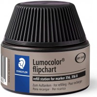 Lumocolor 488 56 - Flacon Recharge 30 Ml Pour Marqueur Tableau Papier 356 Noir