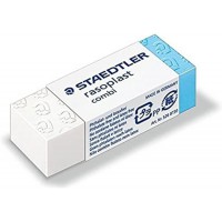Staedtler - Rasoplast Combi 526 BT - Gomme Blanche et Bleue sans Latex 43 x 19 x 13 mm