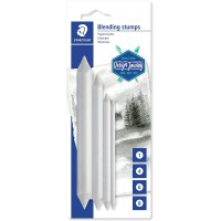 Staedtler Mars Estompe, Estompes en papier de haute qualite pour travaux artistiques, Pour eclaircir et estomper la 