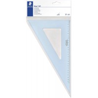 Staedtler Mars 567 - Equerre Plastique Bleu Transparent 31 Cm 60°/30° Scolaire