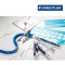 Staedtler Mars 567 - Equerre Plastique Bleu Transparent 31 Cm 60°/30° Scolaire