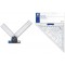 Staedtler Mars 660 20, Appareil a  dessiner, Pour planches a  dessin Mars 661 A3/A4 & 568 35Mars, equerre Geometrique de 22 Cm a