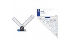 Staedtler Mars 660 20, Appareil a  dessiner, Pour planches a  dessin Mars 661 A3/A4 & 568 35Mars, equerre Geometrique de 22 Cm a