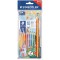 Staedtler 61 SET8 Pack de 10 Crayons de couleur triangulaires Gros module + Taille crayon + 1 Crayons de couleur