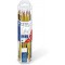 Staedtler Noris 120, Crayons a  papier HB de haute qualite, Pot en plastique avec une gomme Mars Plastic offerte, 61 120P1