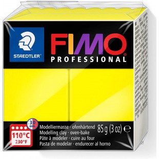 Staedtler - Fimo Professional - Pain Pate a   Modeler 85 g Jaune Citron