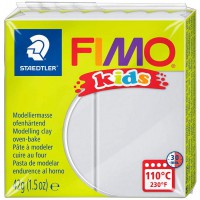Staedtler - Fimo kids - Pain Pate a   Modeler 42 g Gris Clair