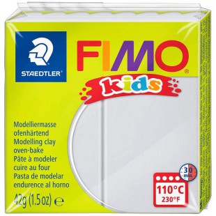 Staedtler - Fimo kids - Pain Pate a   Modeler 42 g Gris Clair