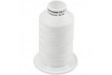 Fil Miniking en polyester, blanc, 5,5 x 1,1 x 4 cm