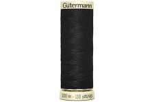GuTERMANN Fil a  Coudre allesnaher SB, 100 m, Couleur: 758 Noir