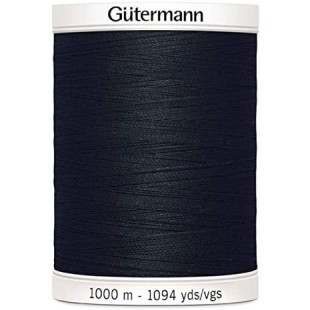 GuTERMANN Fil a  Coudre allesnaher SB, 1000 m, Couleur: 000 Noir