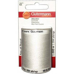 GuTERMANN Fil a  Coudre allesnaher SB, 1000 m, Couleur: 800 Noir