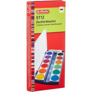 10116655 Boite de peinture 12 couleurs avec tube de blanc de fond inclus (Import Allemagne)