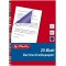 10303717 Lot de 25 feuilles de papier carbone pour ecriture a  la main A4 (Bleu) (Import Allemagne)